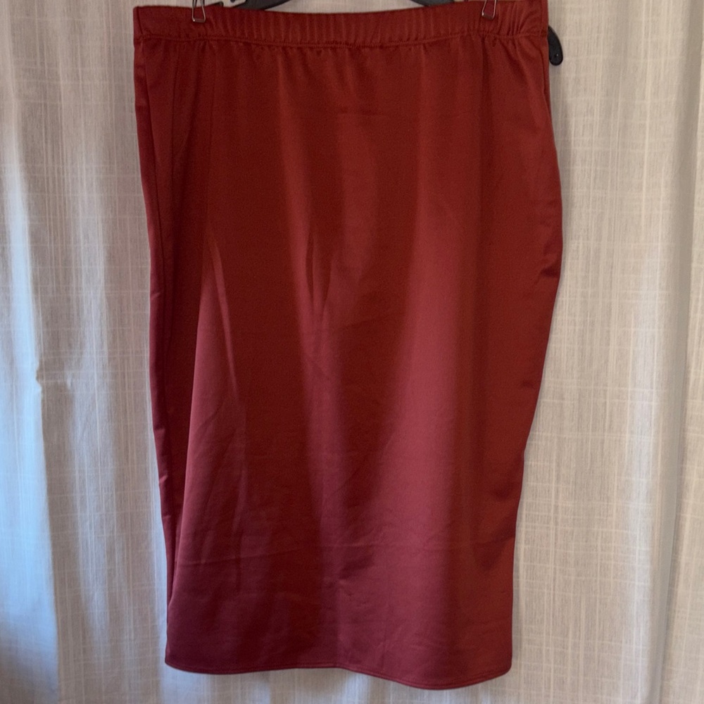 Elegant Red Women's Skirt